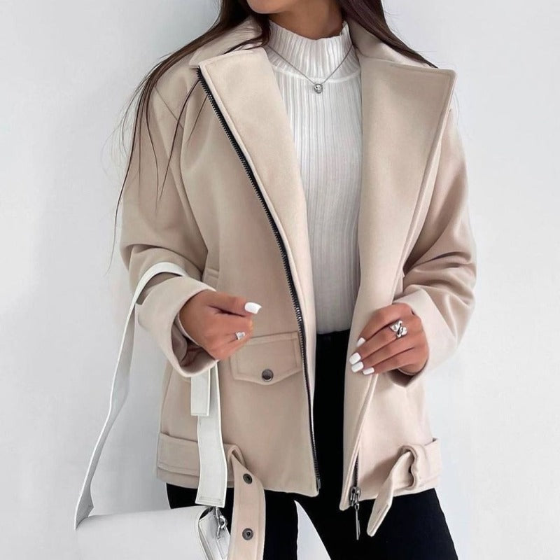 Manteau Zippé Femme Anya – Chic & Cocooning