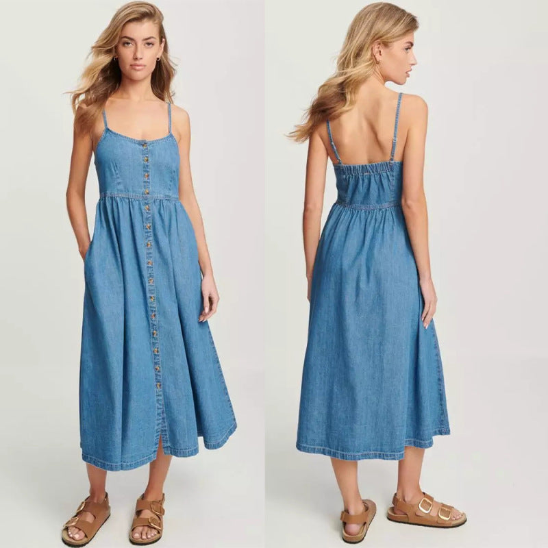 Robe Salopette en Jean