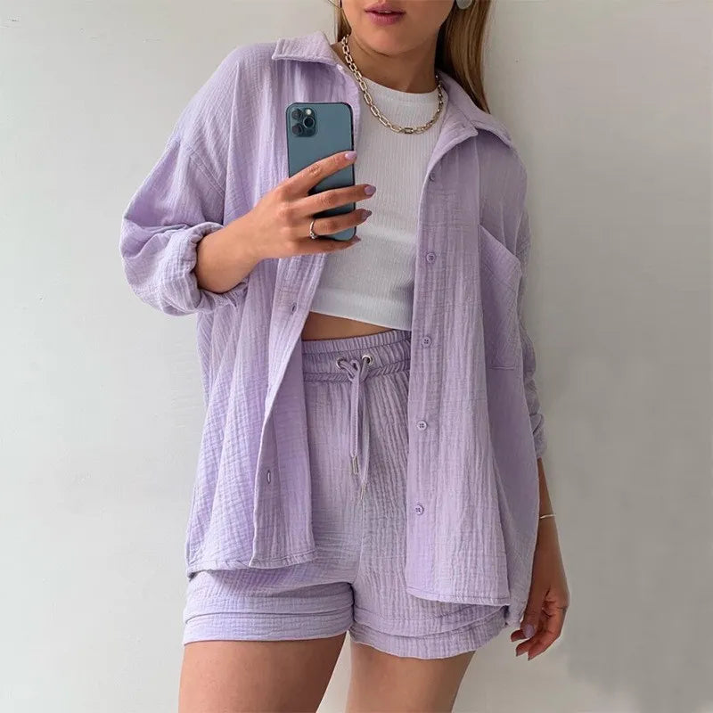 Elena - Ensemble Décontracté Chic & Doux