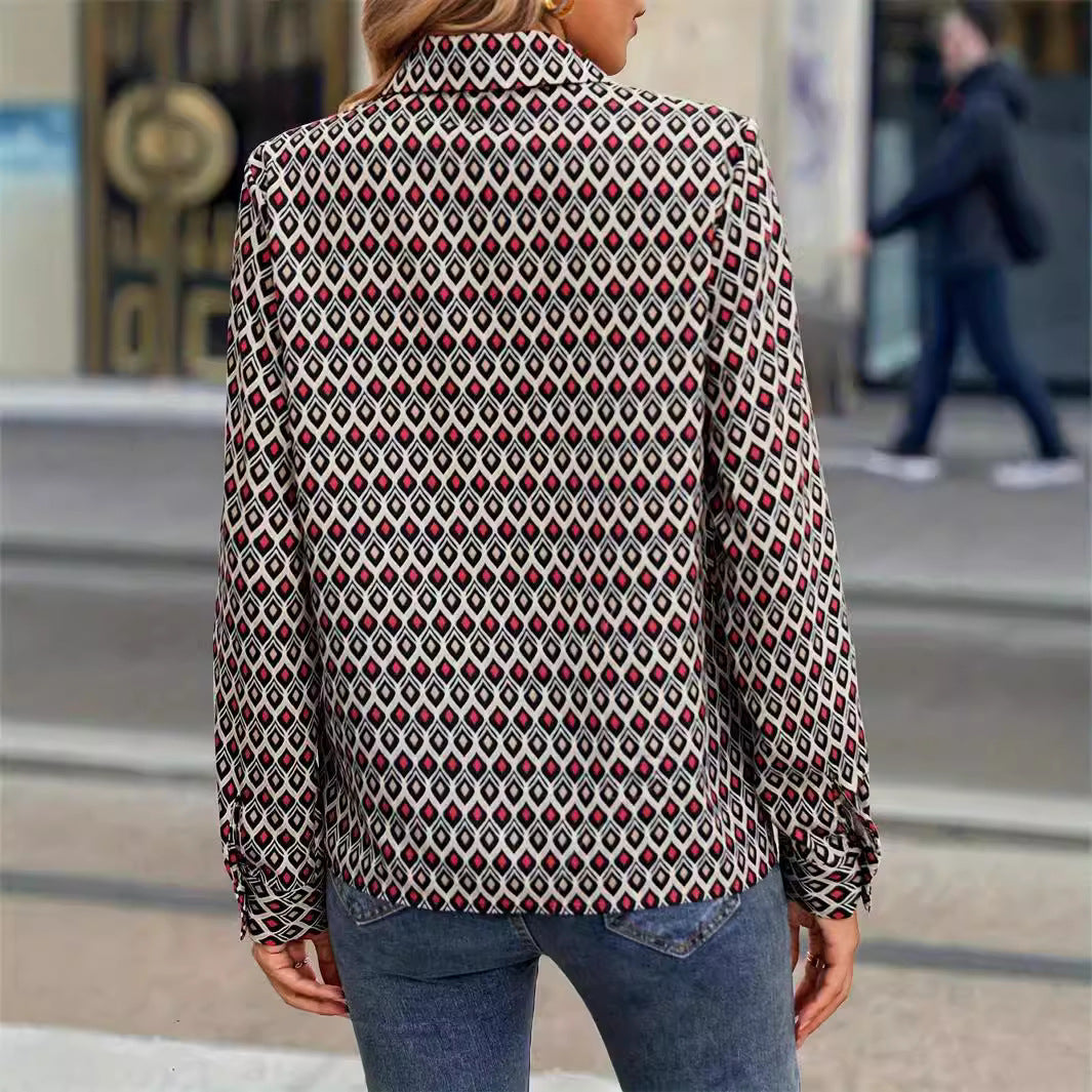 Chemise Imprimée Automnale