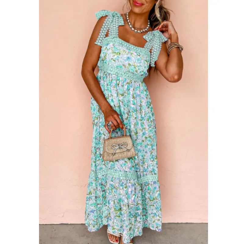 Robe Maxi Empire Fleurie
