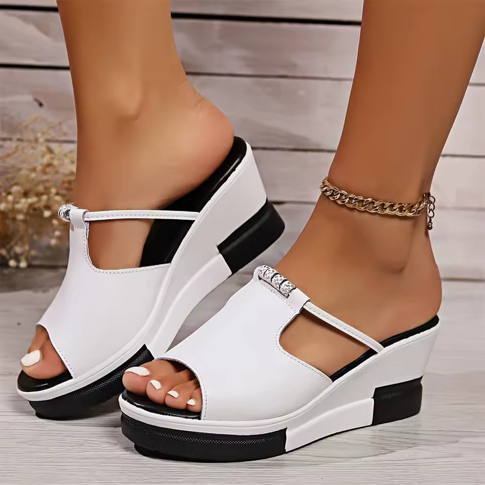 Sandales Compensées Bella – Légèreté et Élégance Printanière 🌸