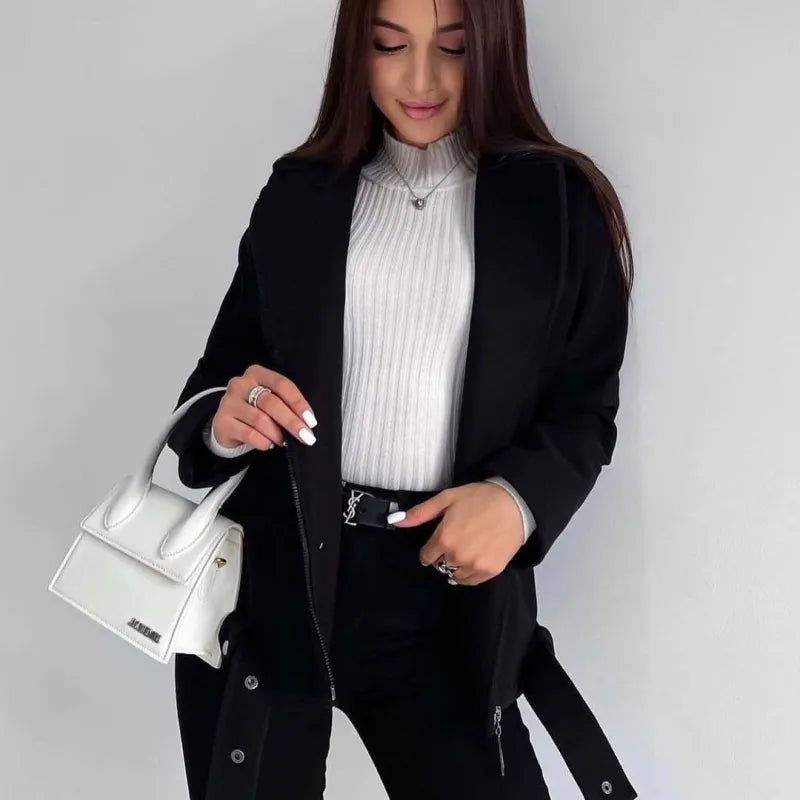 Manteau Zippé Femme Anya – Chic & Cocooning