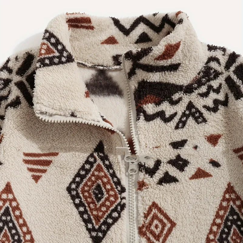 Veste Polaire Imprimé Bohème