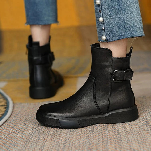 Bottines Lucia – Casual à Boucle pour Femmes