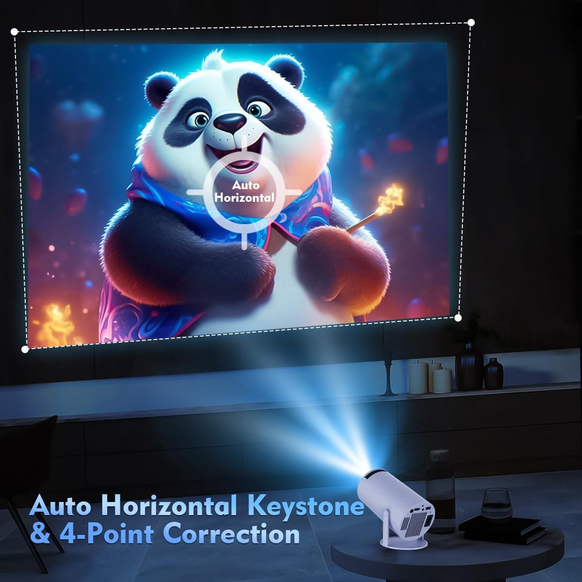 NovaBeam Mini 4K Projector for Portable Home Theater