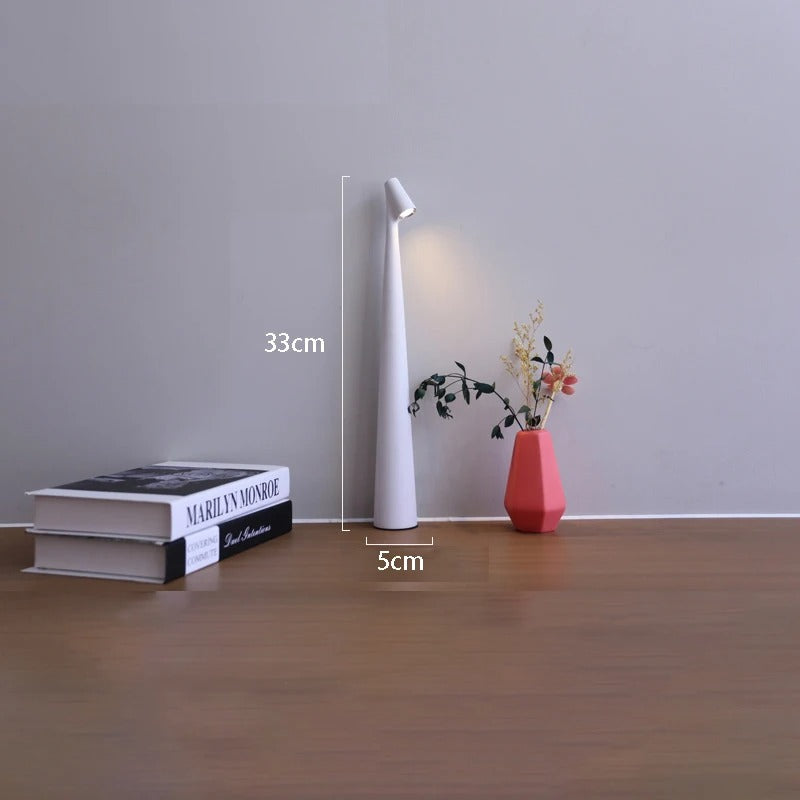 Aira Scandinavian Minimalist Cordless Table Lamp, Rechargeable Accent Light