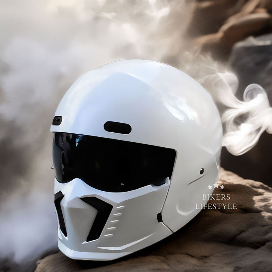 Kestrel Pilot-Style Motorcycle Helmet | Retro Vintage Design