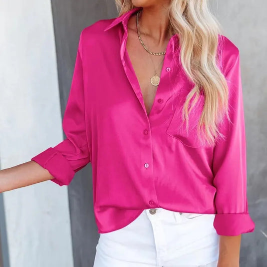 Chemise Rose Élégante