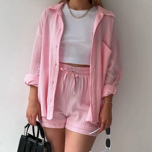 Elena - Ensemble Décontracté Chic & Doux