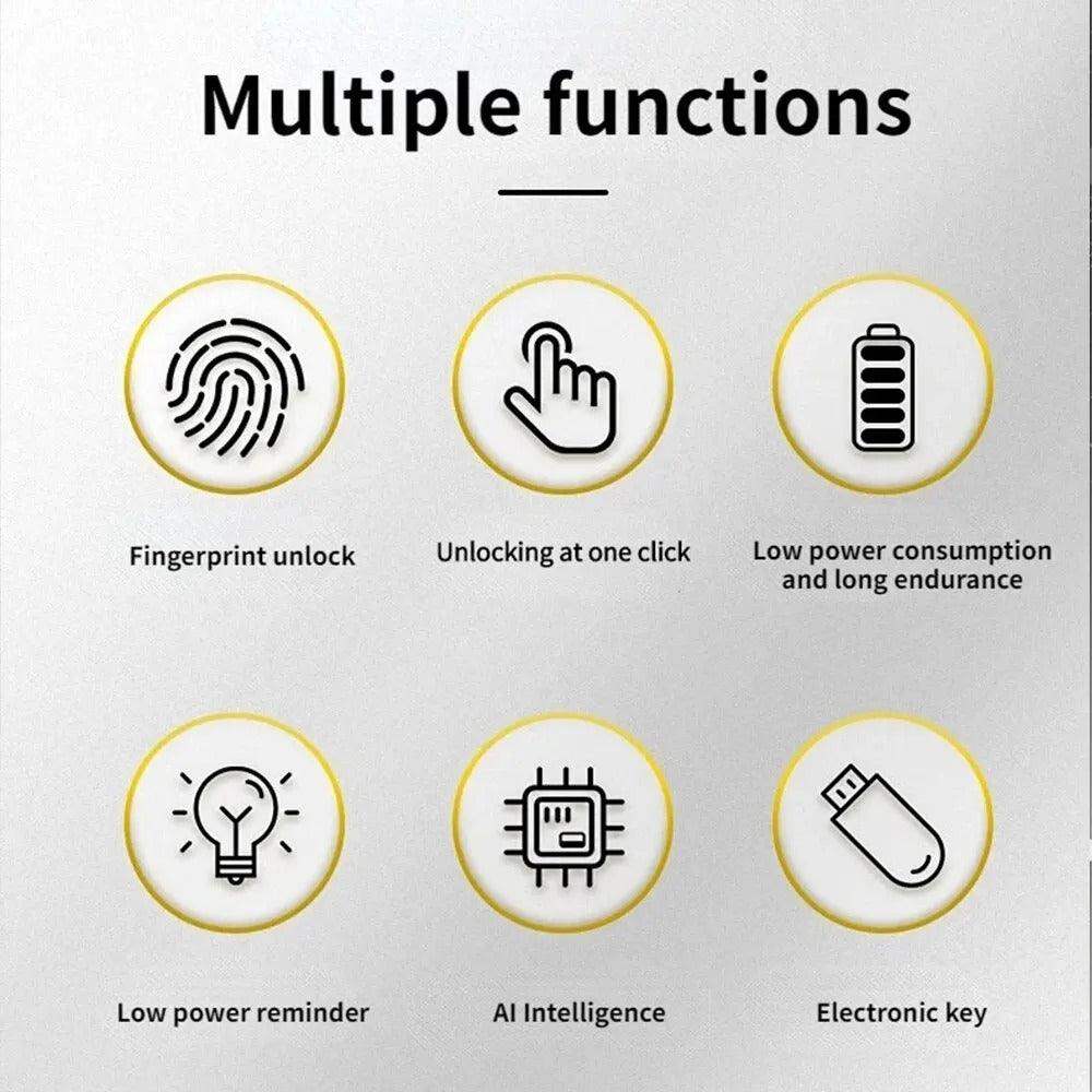 Lockara Keyless Fingerprint Padlock — Biometric Security Lock