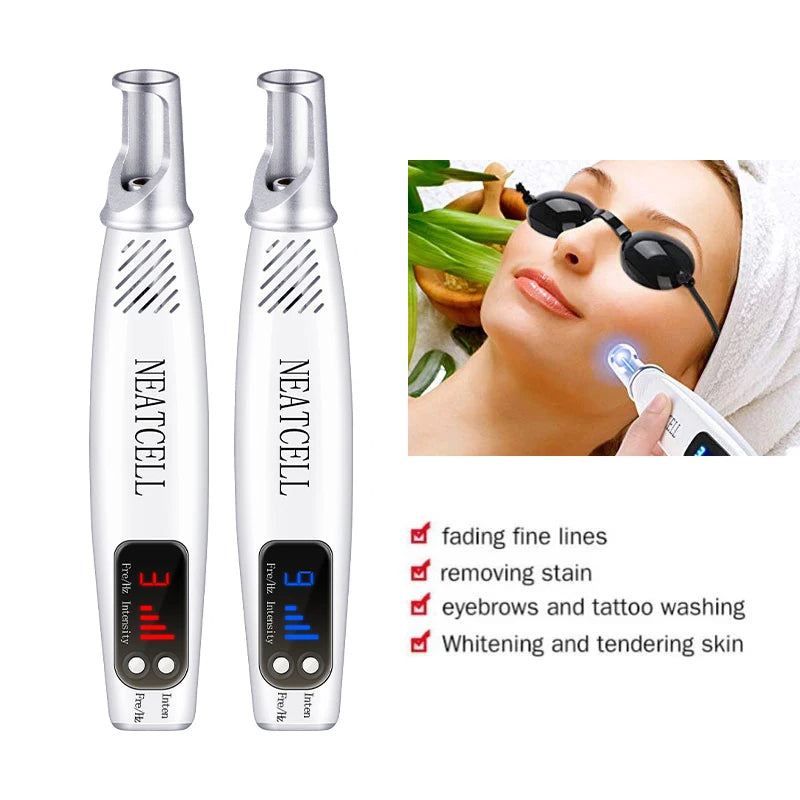 LumaDerm Smart Laser Pen for Fading Tattoos, Moles, Freckles & Acne