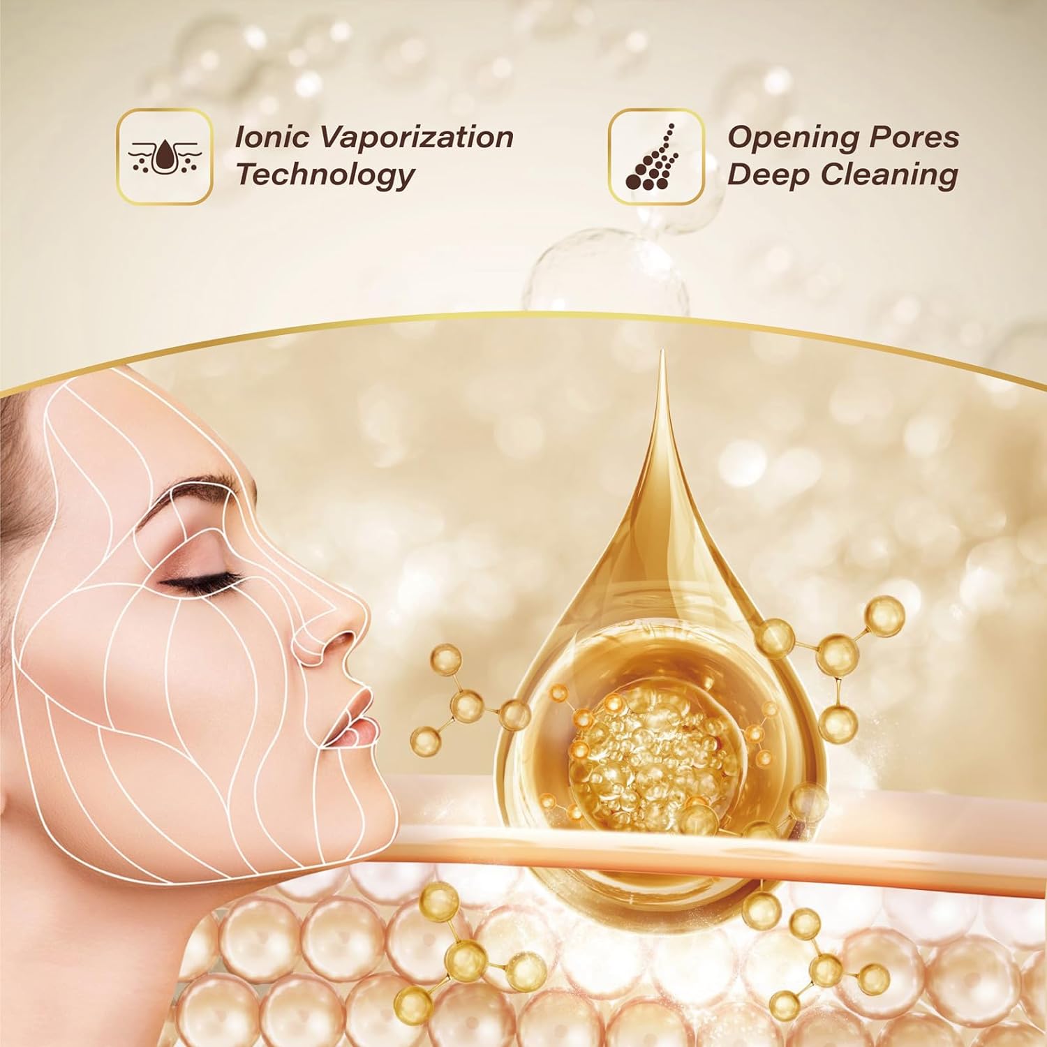 Advanced 6-in-1 Ionic Facial Steamer for Deep Pore Cleansing