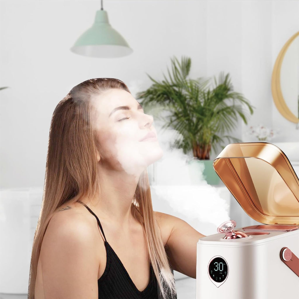 Advanced 6-in-1 Ionic Facial Steamer for Deep Pore Cleansing