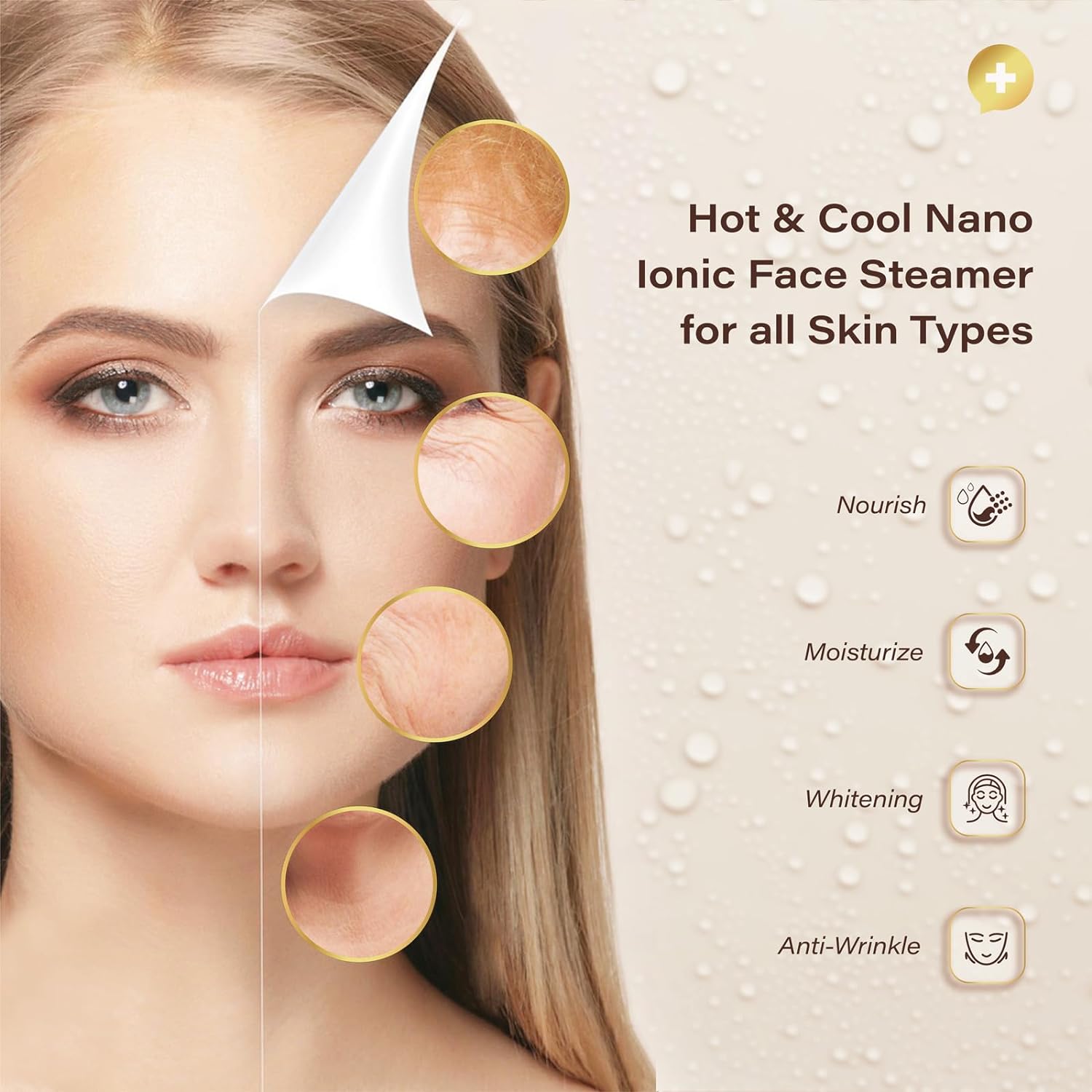 Advanced 6-in-1 Ionic Facial Steamer for Deep Pore Cleansing