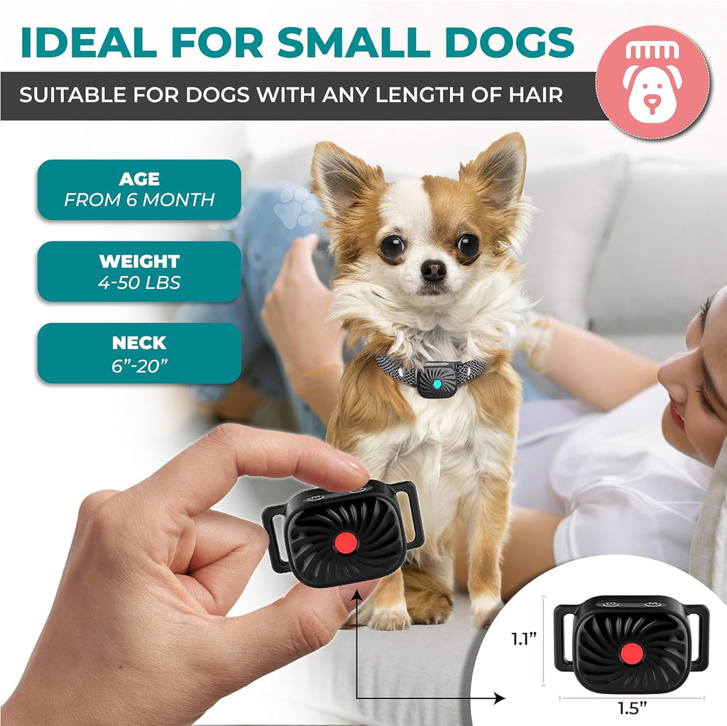 PawQuiet Bark Control Collar For Small Dogs