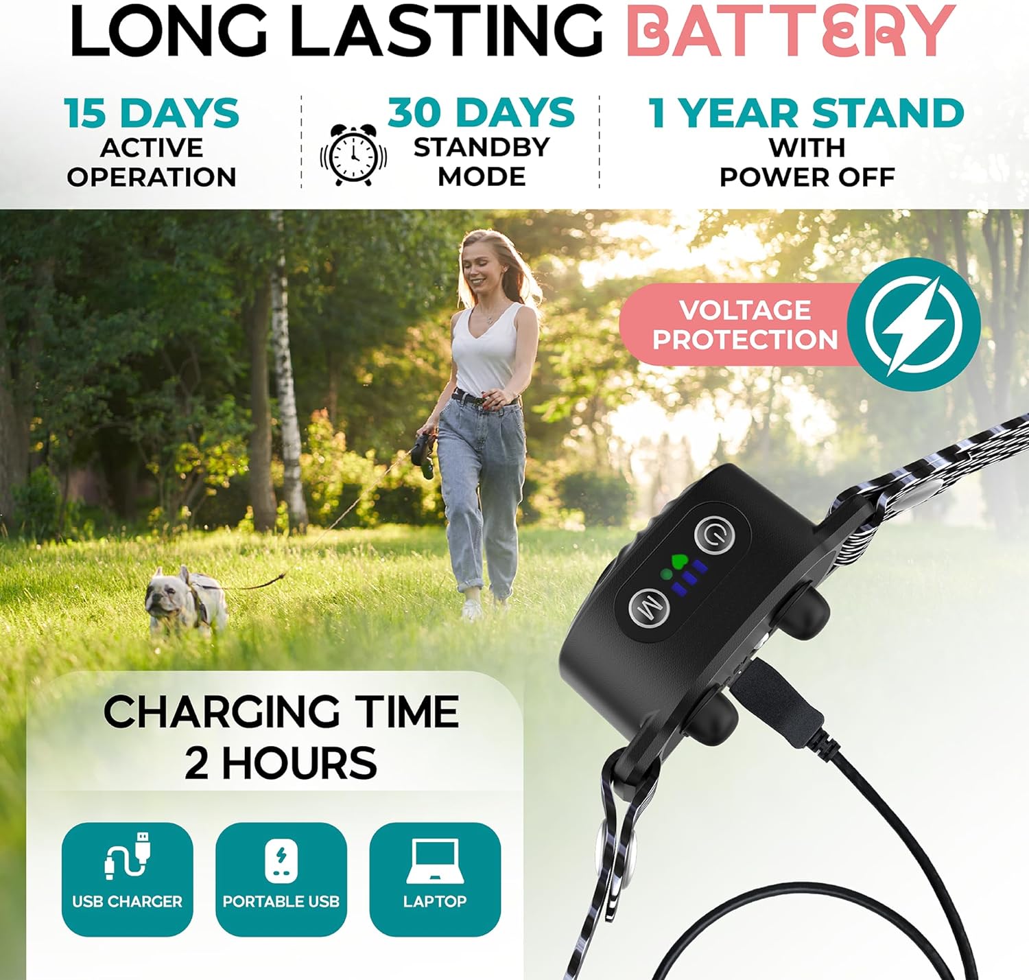 PawQuiet Bark Control Collar For Small Dogs