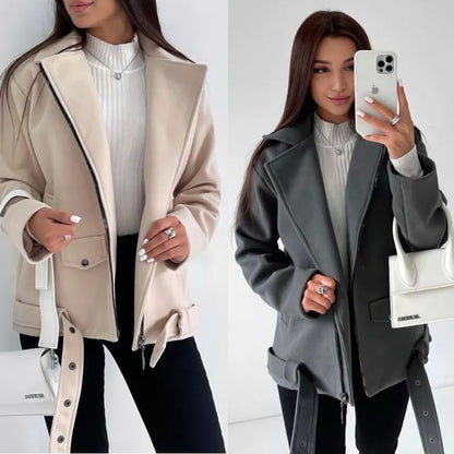 Manteau Zippé Femme Anya – Chic & Cocooning