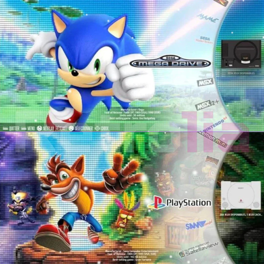 RetroVault 64GB Console Bundle With Two Controllers, 20,000+ Retro Games - from-mario-to-pokemon