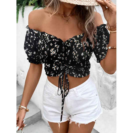 T-shirt Printemps Basique Femme