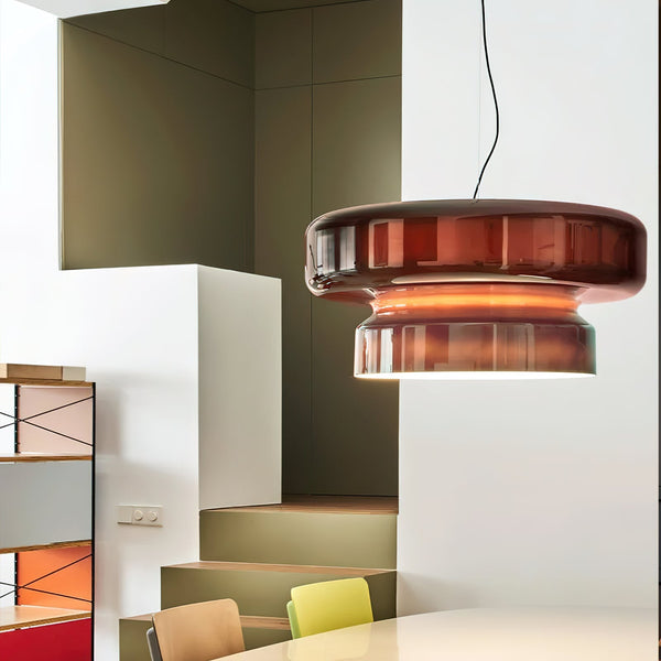 Velora | Luxury Blown Glass Pendant Light