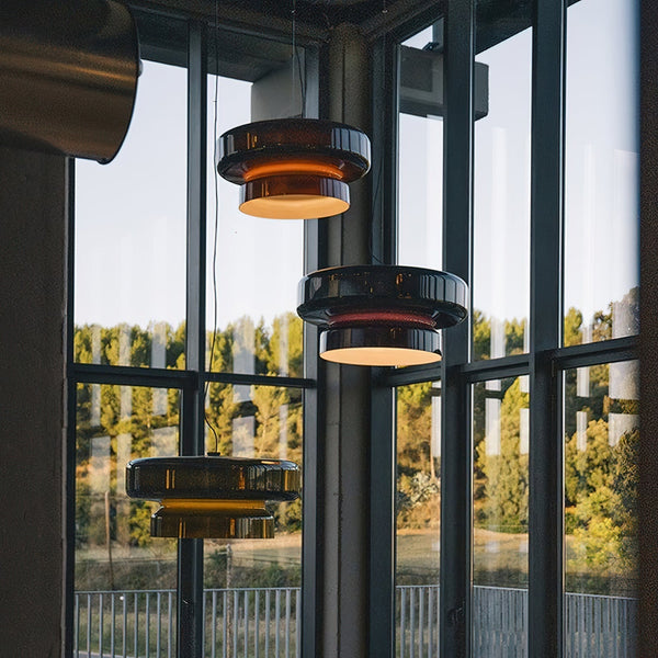 Velora | Luxury Blown Glass Pendant Light