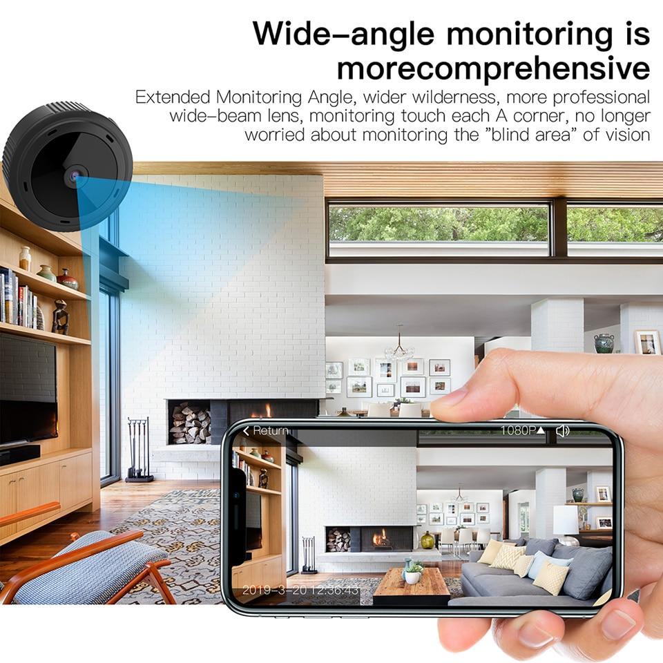 Compact 1080P WiFi Night Vision Surveillance Camera