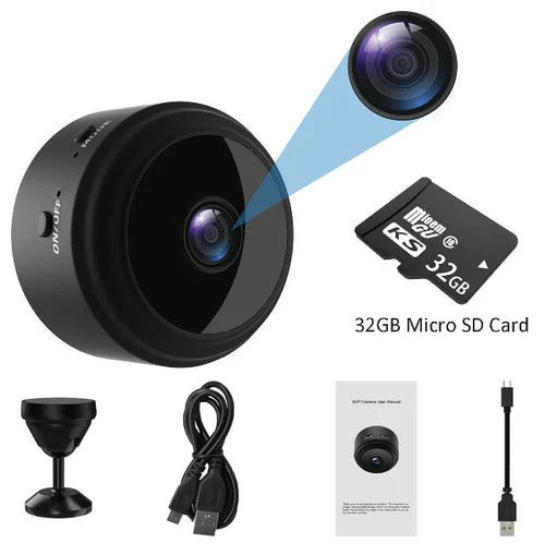 Compact 1080P WiFi Night Vision Surveillance Camera