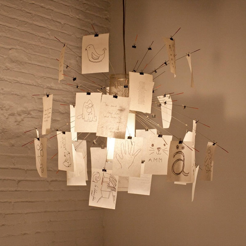 DIY Chandelier | Customizable Hanging Light | Ingo Maurer Zettel