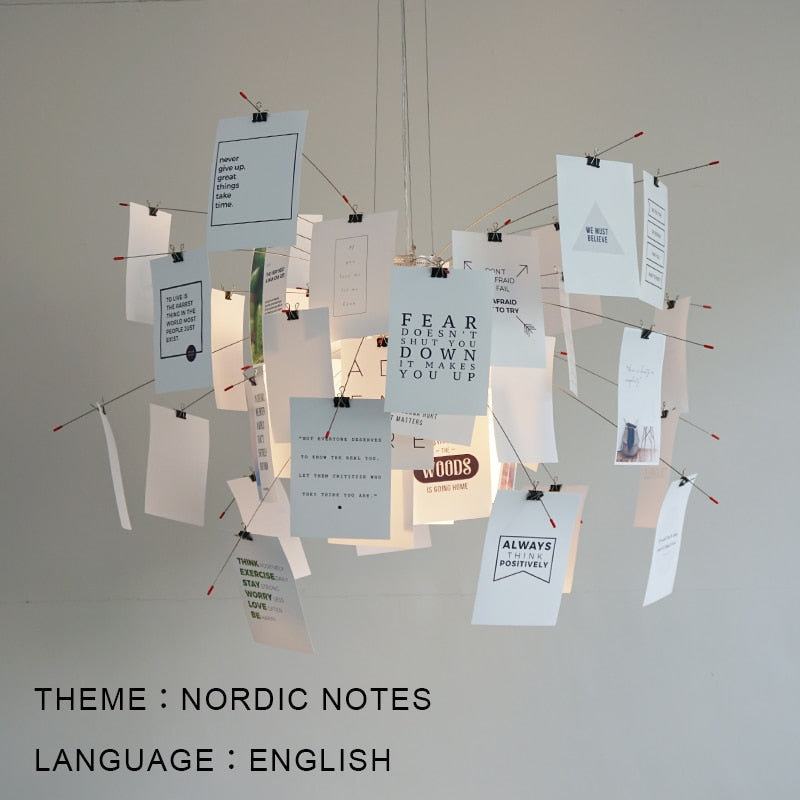 DIY Chandelier | Customizable Hanging Light | Ingo Maurer Zettel