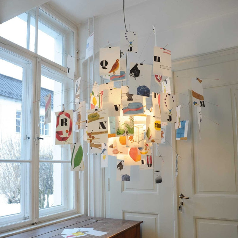 DIY Chandelier | Customizable Hanging Light | Ingo Maurer Zettel