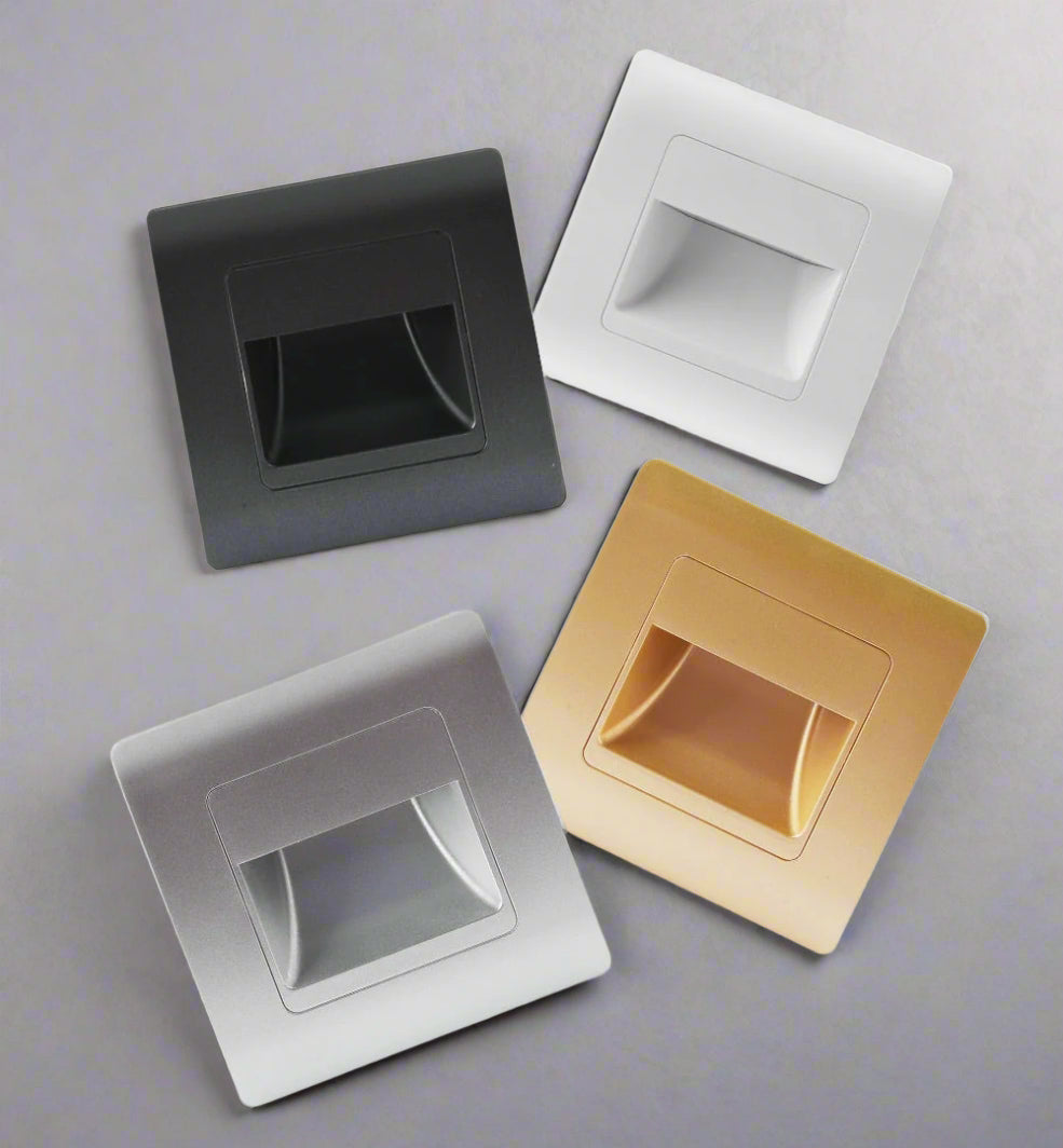 LumaGate | Recessed 4-Color LED Step Light With PIR Sensor
