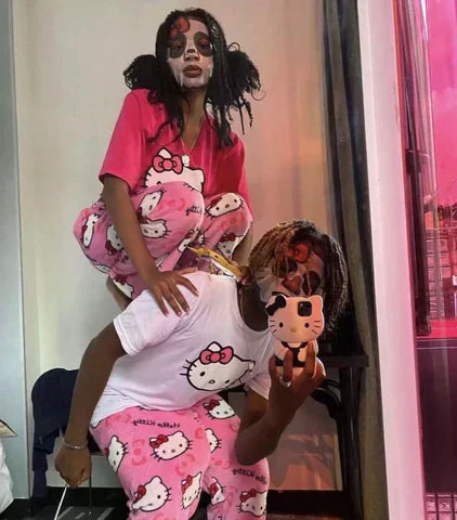 Lunara Cute Cat Pajamas | Hello Kitty Pyjamas