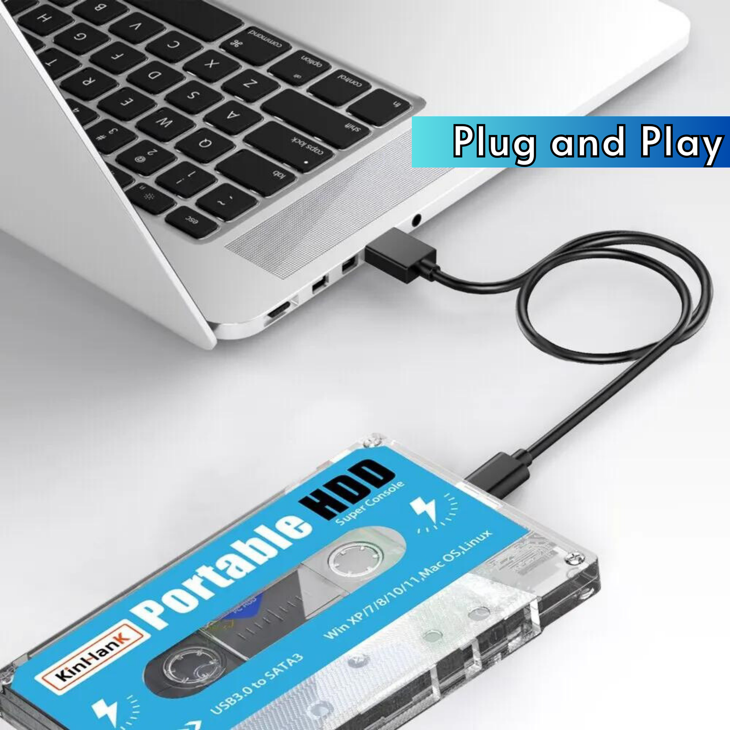 Arcadia | Retro Gaming Cartridge With Over 100,000 Games, Plug and Play for PS1, PS3, N64 and Wii
