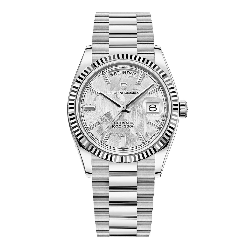 Marenco Luxury Men's Automatic Watch in Stainless Steel with Calendar Function