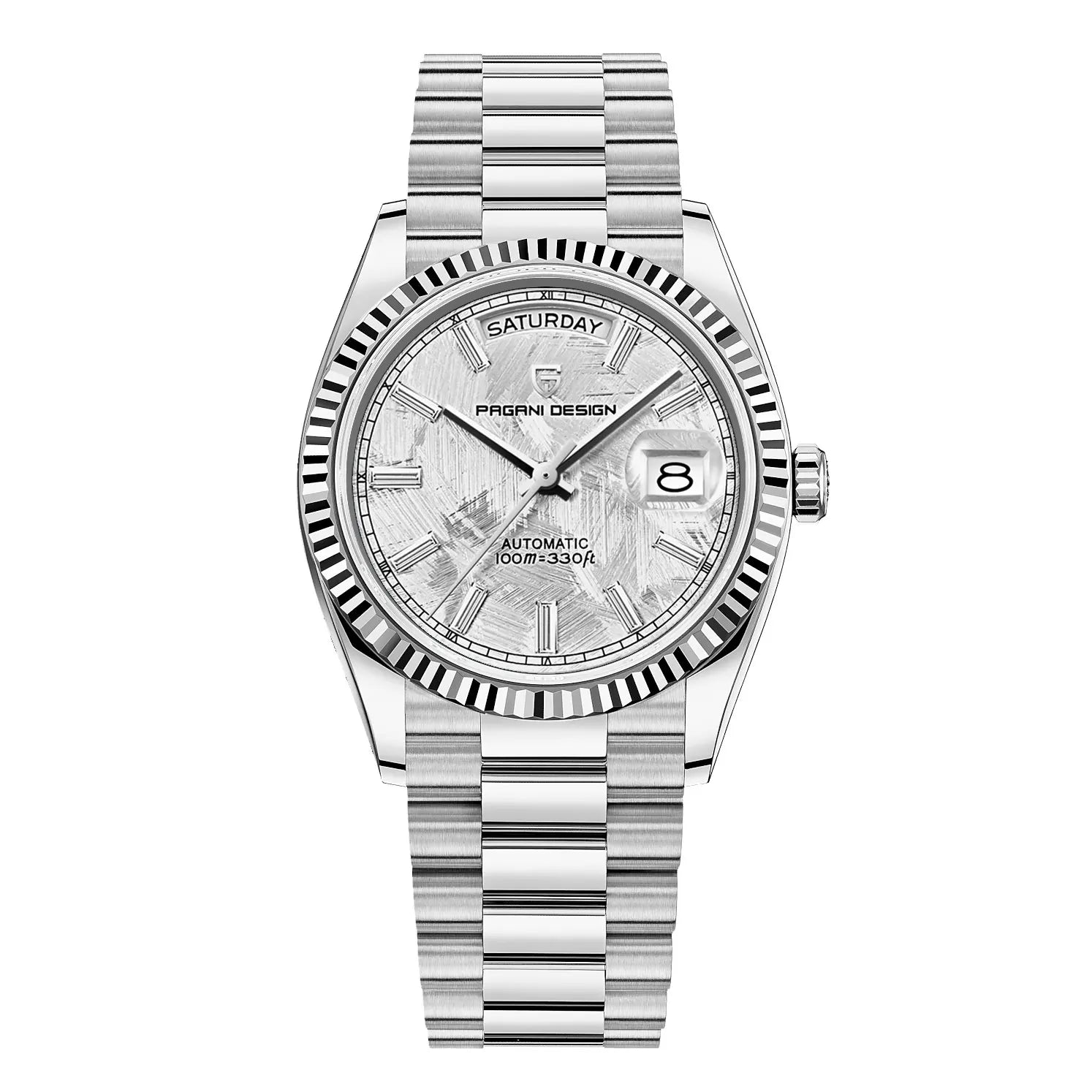 Marenco Luxury Men's Automatic Watch in Stainless Steel with Calendar Function