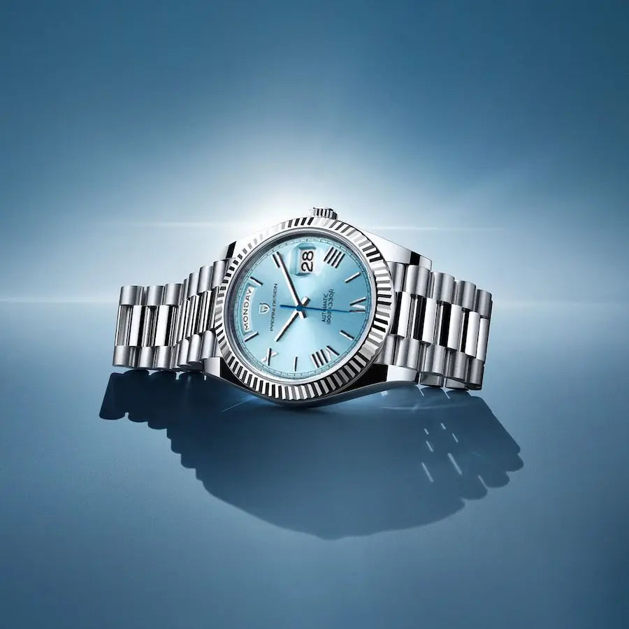 Marenco Luxury Men's Automatic Watch in Stainless Steel with Calendar Function