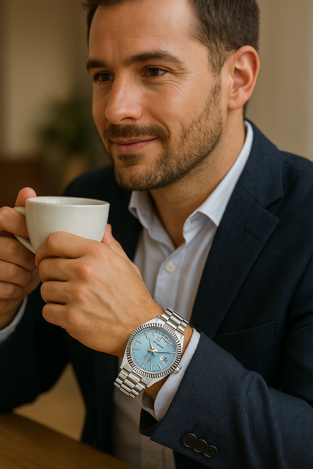 Marenco Luxury Men's Automatic Watch in Stainless Steel with Calendar Function