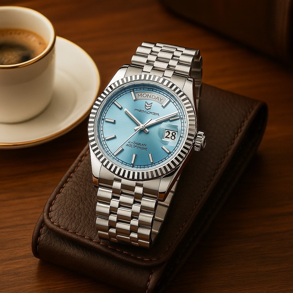 Marenco Luxury Men's Automatic Watch in Stainless Steel with Calendar Function
