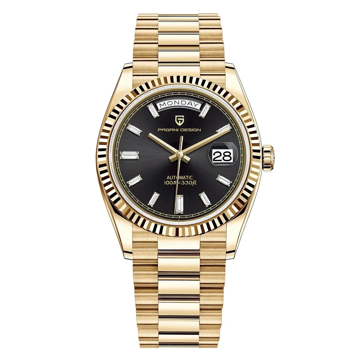 Marenco Luxury Men's Automatic Watch in Stainless Steel with Calendar Function