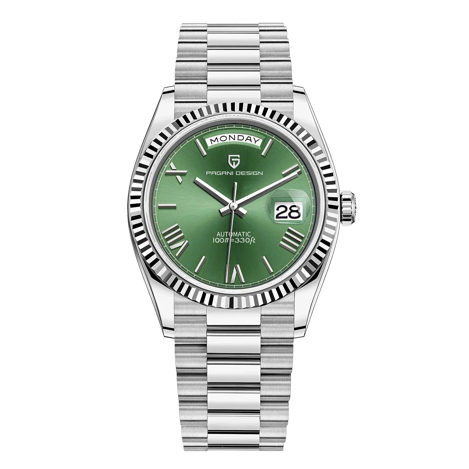 Marenco Luxury Men's Automatic Watch in Stainless Steel with Calendar Function