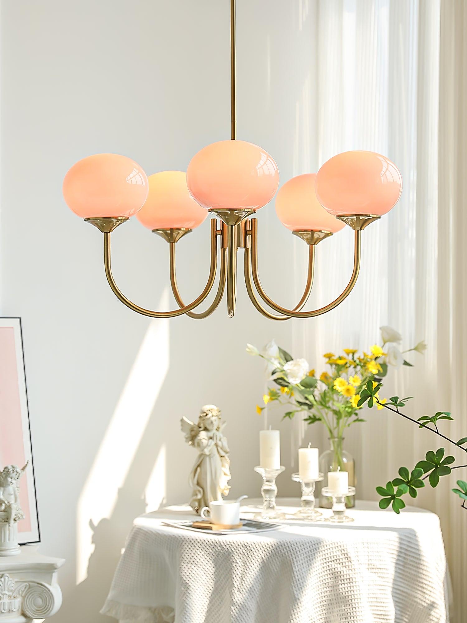 Mallow Glow Chandelier