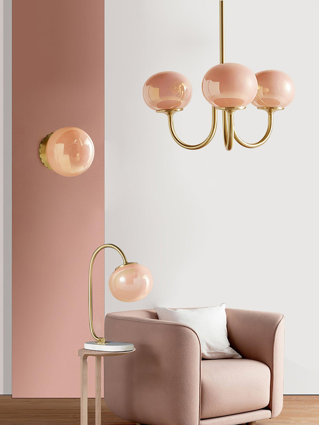 Mallow Glow Chandelier