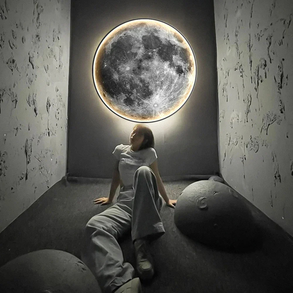 SeleneGlow | LED Moon Wall Light