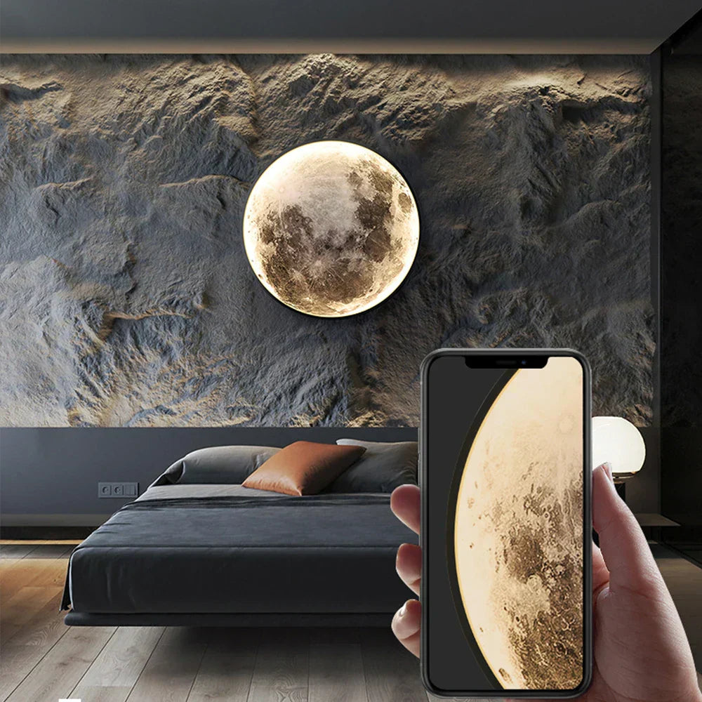 SeleneGlow | LED Moon Wall Light
