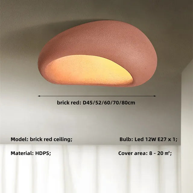 KansoLume | Japanese-Inspired Wabi-Sabi Ceiling Light