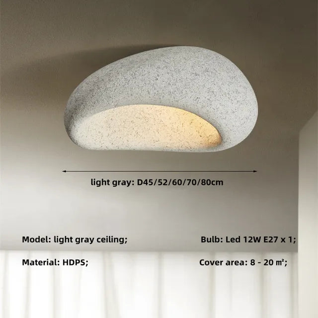 KansoLume | Japanese-Inspired Wabi-Sabi Ceiling Light