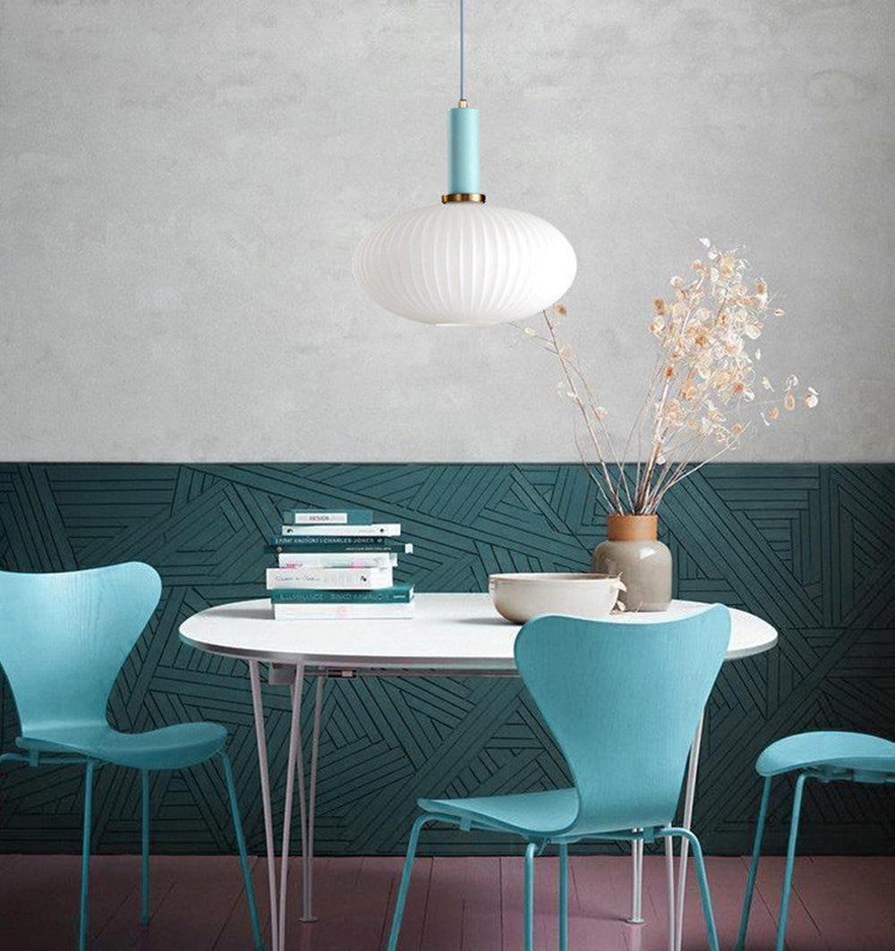 Asteri Scandi Fluted Glass Pendant Lights