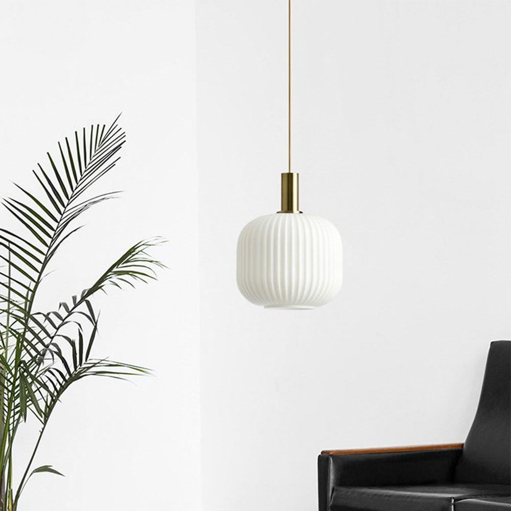 Asteri Scandi Fluted Glass Pendant Lights