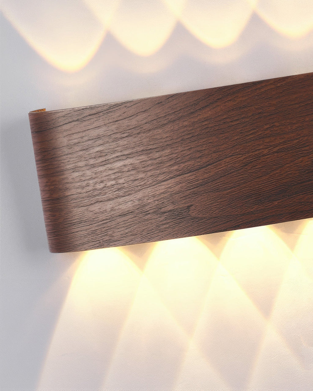 Aurelle Woodgrain LED Sconce